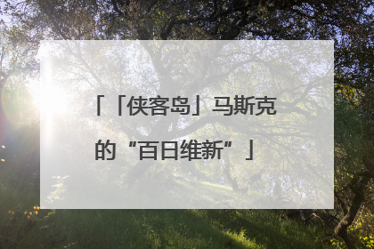 「侠客岛」马斯克的“百日维新”