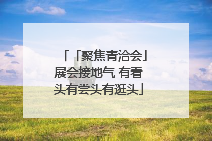 「聚焦青洽会」展会接地气 有看头有尝头有逛头