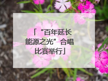 “百年延长 能源之光”合唱比赛举行