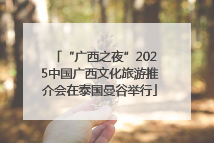 “广西之夜”2025中国广西文化旅游推介会在泰国曼谷举行
