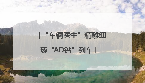 “车辆医生”精雕细琢“AD钙”列车