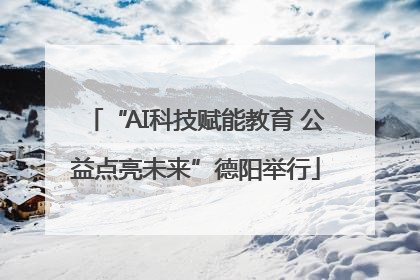 “AI科技赋能教育 公益点亮未来”德阳举行