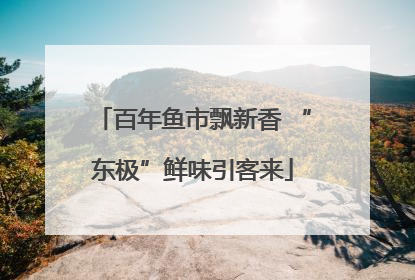 百年鱼市飘新香 “东极”鲜味引客来