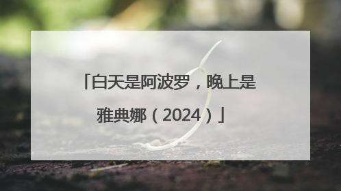 白天是阿波罗，晚上是雅典娜（2024）