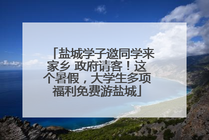 盐城学子邀同学来家乡 政府请客！这个暑假，大学生多项福利免费游盐城