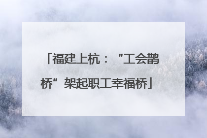 福建上杭：“工会鹊桥”架起职工幸福桥
