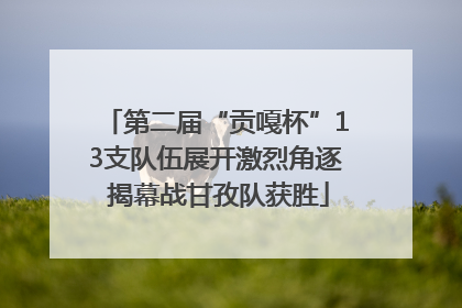 第二届“贡嘎杯”13支队伍展开激烈角逐 揭幕战甘孜队获胜