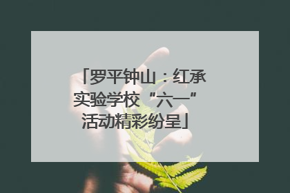 罗平钟山：红承实验学校“六一”活动精彩纷呈