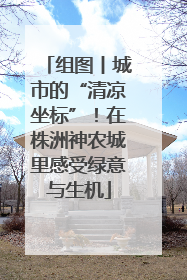 组图丨城市的“清凉坐标”！在株洲神农城里感受绿意与生机