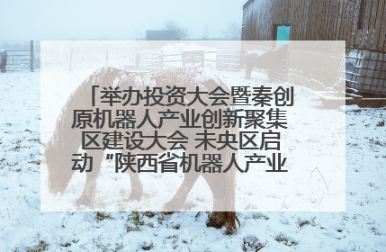 举办投资大会暨秦创原机器人产业创新聚集区建设大会 未央区启动“陕西省机器人产业聚集区”建设