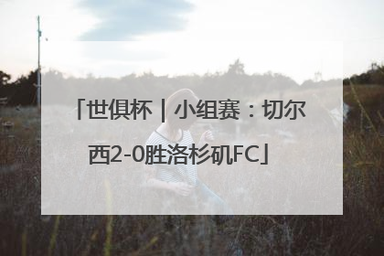 世俱杯｜小组赛：切尔西2-0胜洛杉矶FC