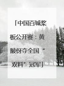 中国百城桨板公开赛：黄陂伢夺全国“双料”冠军