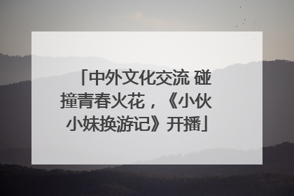 中外文化交流 碰撞青春火花，《小伙小妹换游记》开播