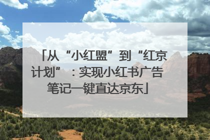 从“小红盟”到“红京计划”：实现小红书广告笔记一键直达京东