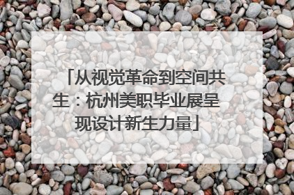 从视觉革命到空间共生：杭州美职毕业展呈现设计新生力量