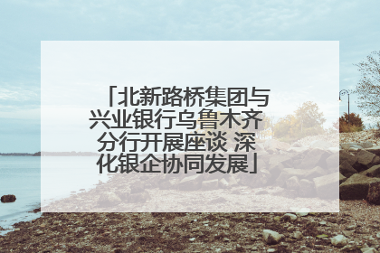北新路桥集团与兴业银行乌鲁木齐分行开展座谈 深化银企协同发展