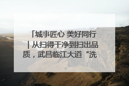 城事匠心 美好同行｜从扫得干净到扫出品质，武昌临江大道“洗”出洁净样板路
