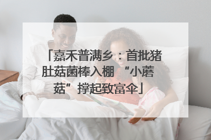 嘉禾普满乡：首批猪肚菇菌棒入棚 “小蘑菇”撑起致富伞