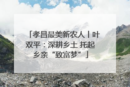 孝昌最美新农人丨叶双平：深耕乡土 托起乡亲“致富梦”