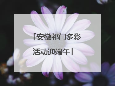 安徽祁门多彩活动迎端午