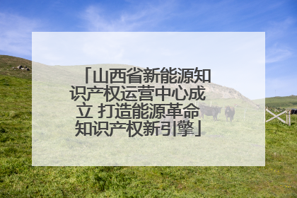 山西省新能源知识产权运营中心成立 打造能源革命知识产权新引擎