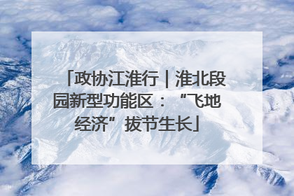 政协江淮行｜淮北段园新型功能区：“飞地经济”拔节生长