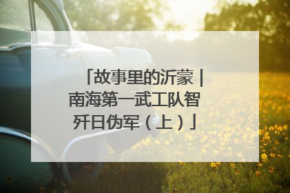 故事里的沂蒙｜南海第一武工队智歼日伪军（上）