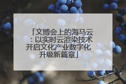 文博会上的海马云：以实时云渲染技术开启文化产业数字化升级新篇章