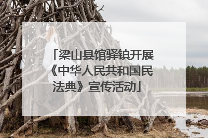 梁山县馆驿镇开展《中华人民共和国民法典》宣传活动