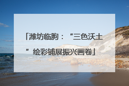 潍坊临朐：“三色沃土”绘彩铺展振兴画卷