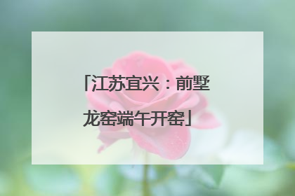 江苏宜兴：前墅龙窑端午开窑