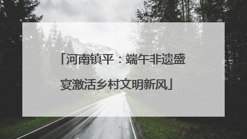 河南镇平：端午非遗盛宴激活乡村文明新风