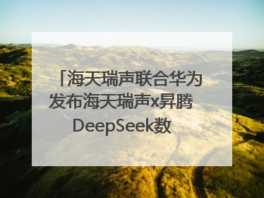 海天瑞声联合华为发布海天瑞声x昇腾DeepSeek数据飞轮智能体