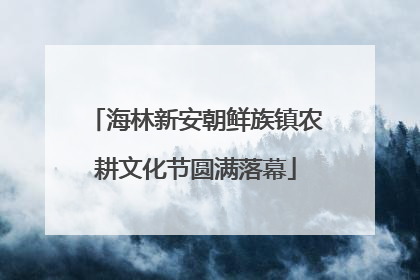 海林新安朝鲜族镇农耕文化节圆满落幕