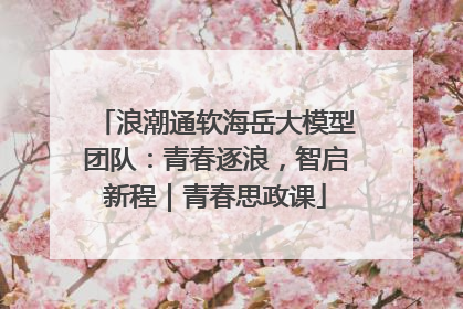 浪潮通软海岳大模型团队：青春逐浪，智启新程｜青春思政课