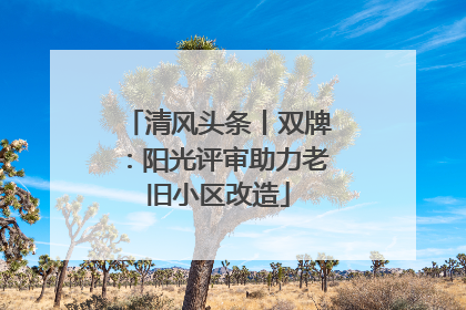 清风头条丨双牌：阳光评审助力老旧小区改造