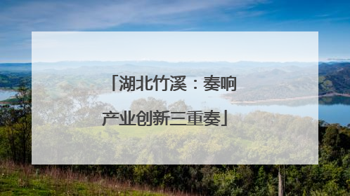 湖北竹溪：奏响产业创新三重奏