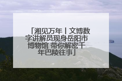 湘见万年丨文博数字讲解员现身岳阳市博物馆 带你解密千年巴陵往事