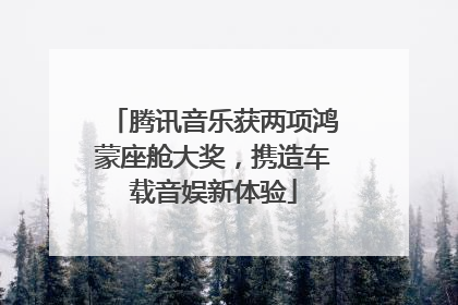 腾讯音乐获两项鸿蒙座舱大奖，携造车载音娱新体验