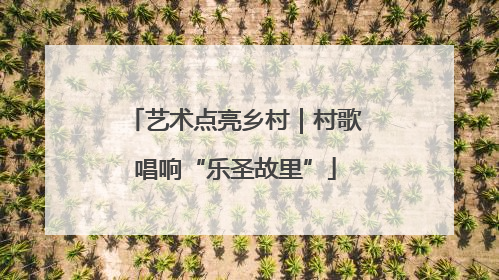 艺术点亮乡村｜村歌唱响“乐圣故里”