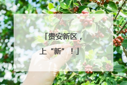 贵安新区，上“新”！