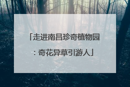 走进南昌珍奇植物园：奇花异草引游人