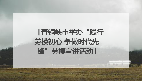 青铜峡市举办“践行劳模初心 争做时代先锋”劳模宣讲活动