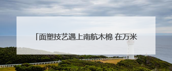 面塑技艺遇上南航木棉 在万米高空与春晚同款非遗见“面”