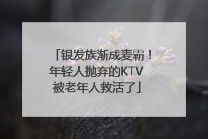银发族渐成麦霸！年轻人抛弃的KTV被老年人救活了