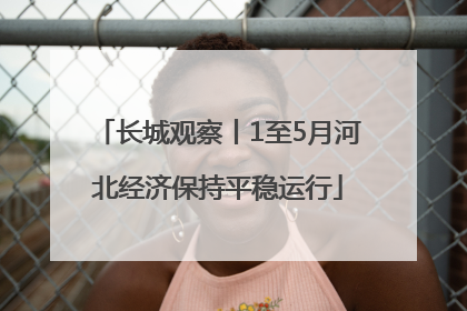 长城观察丨1至5月河北经济保持平稳运行