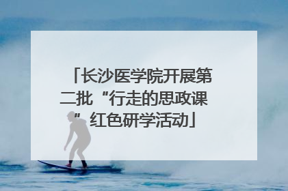 长沙医学院开展第二批“行走的思政课”红色研学活动