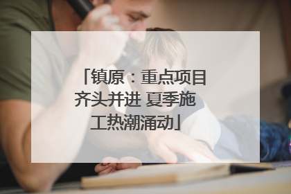 镇原：重点项目齐头并进 夏季施工热潮涌动