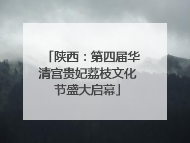 陕西：第四届华清宫贵妃荔枝文化节盛大启幕