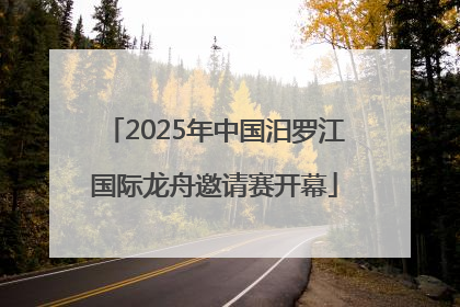 2025年中国汨罗江国际龙舟邀请赛开幕